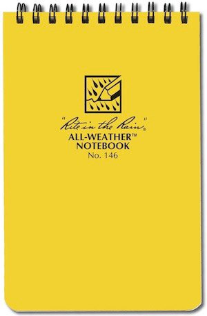 Waterproof Notebook ($6) | SNEAKHYPE