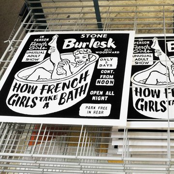 Fab.com | Bawdy Black And White Prints