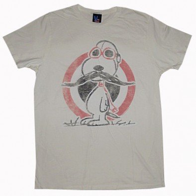 Peanuts Mustache T-Shirt from SlingshotTShirts.com