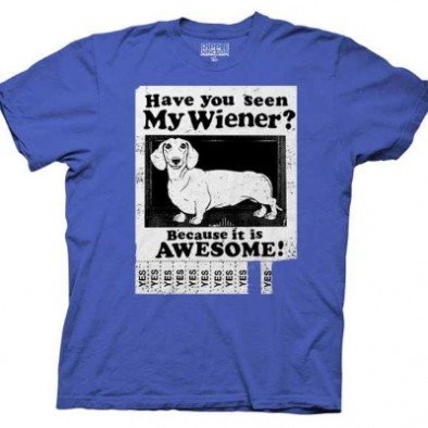 My Weiner is Awesome T-Shirt from SlingshotTShirts.com