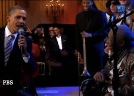 Predsednik Amerike, Barak Obama pjeva Sweet Home Chicago!