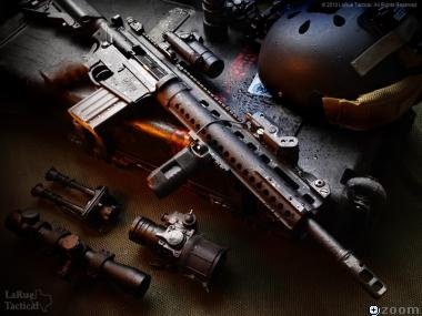 18 Inch LaRue Tactical OBR (Optimized Battle Rifle) Complete 7.62 Rifle ...