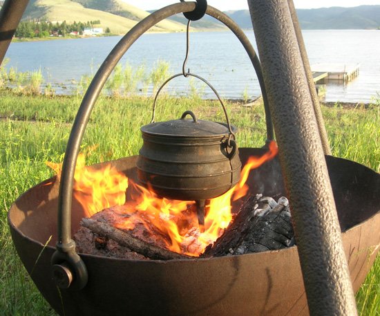 Cowboy Cauldron Portable Fire Pit And Grill Napastyle Gentlemint