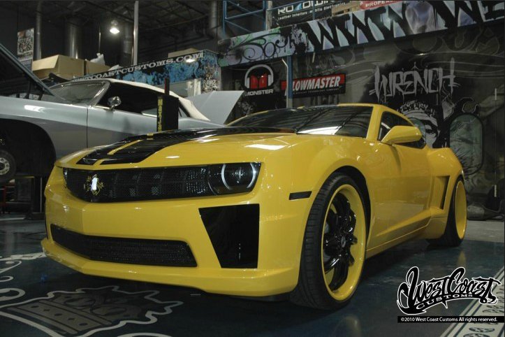 Anderson Silva's Yellow Camaro