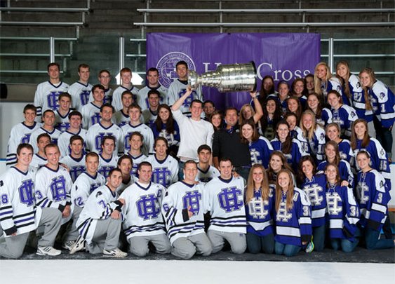 Stanley Cup Makes Stop at Holy Cross