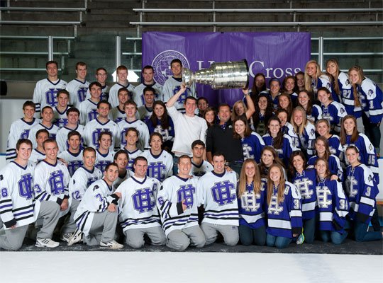 Stanley Cup Makes Stop at Holy Cross