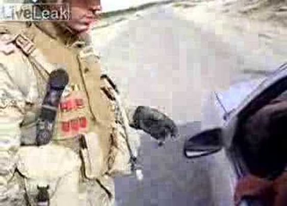 Funny Marine Vehicle Checkpoint (VIDEO)