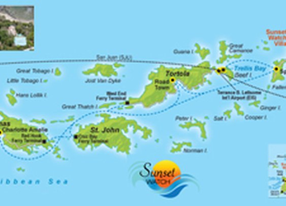 Virgin Gorda, British Virgin Island’s Villas: getting here !