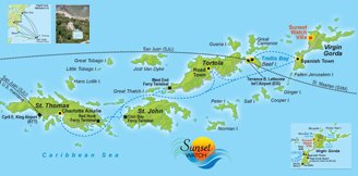 Virgin Gorda, British Virgin Island’s Villas: getting here !