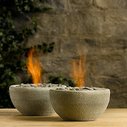Homemade little fire pits