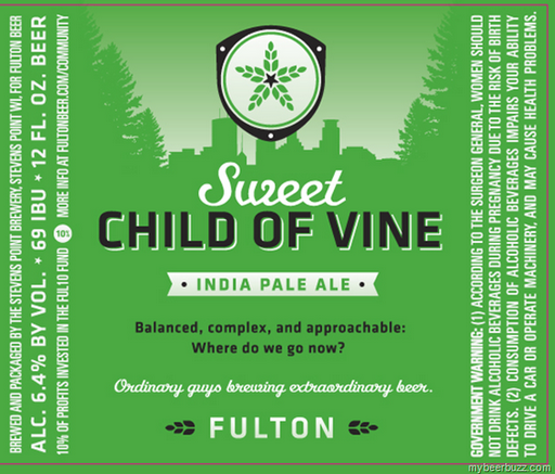 Fulton Sweet Child of Vine, hooked on this stuff at the moment!