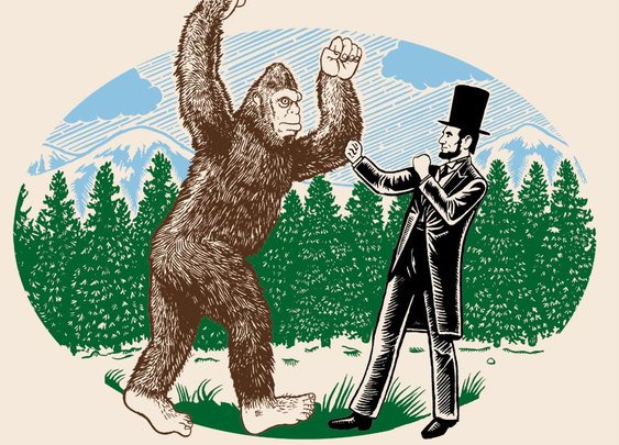 Abe Lincoln vs Bigfoot: Who would win?