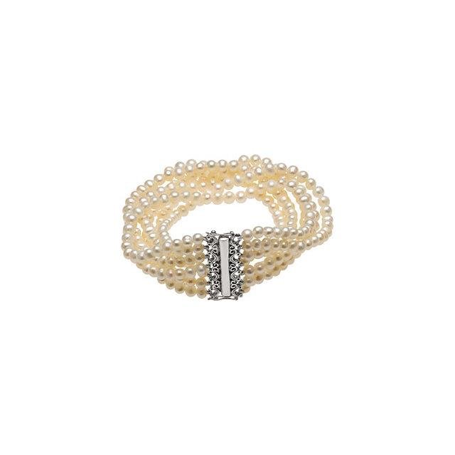 Multi-Strand Freshwater Pearl Bracelet