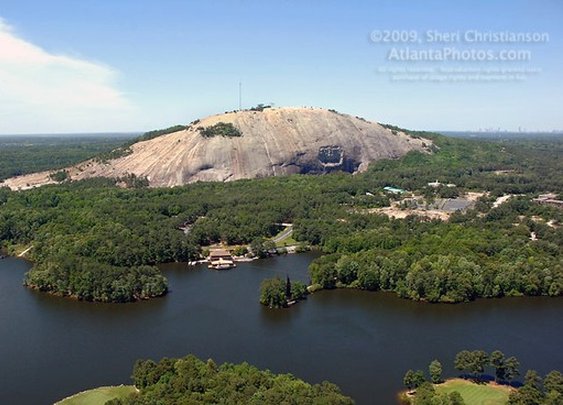Stone Mountain Park / Stone Mountain Park aerial.