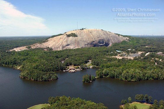 Stone Mountain Park / Stone Mountain Park aerial.