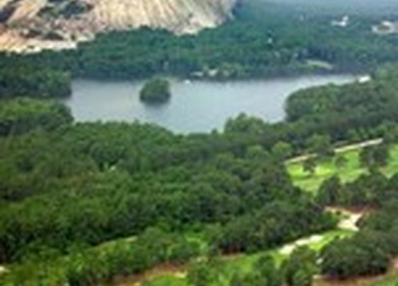 Stone Mountain Park / Play golf at the Marriott Evergreen Resort and two 18 hole courses.