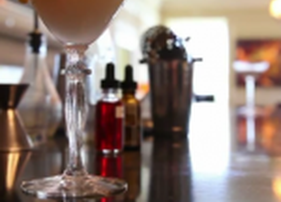 Lavender Simple Syrup for The Last Gentlemen | abovetheburner.com