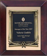 Cherry Framed Plaque