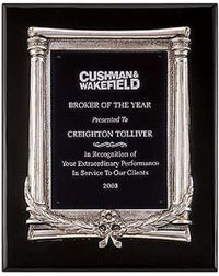 Ebony Antique Plaque
