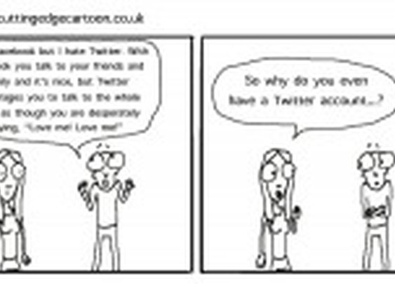 Twitter vs Facebook « The Cutting Edge