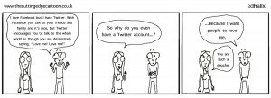 Twitter vs Facebook « The Cutting Edge