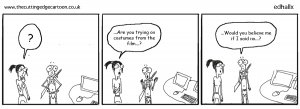 Getting caught being silly « The Cutting Edge