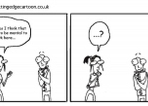 You don’t have to be mental to work here « The Cutting Edge