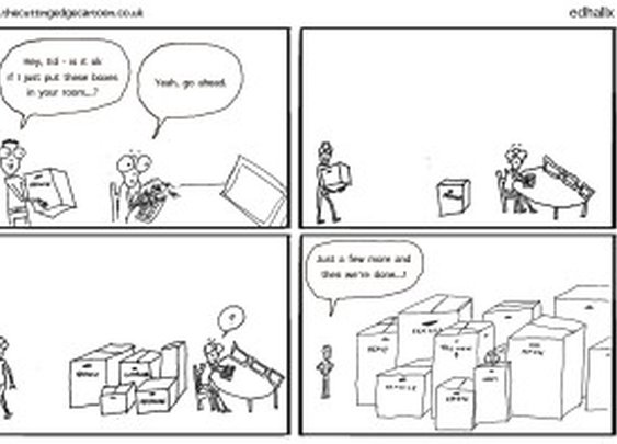 Cramped office « The Cutting Edge
