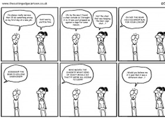 First day on a new job « The Cutting Edge