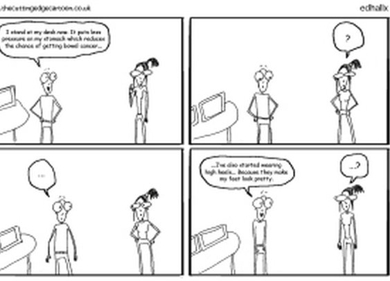 Standing up at work « The Cutting Edge