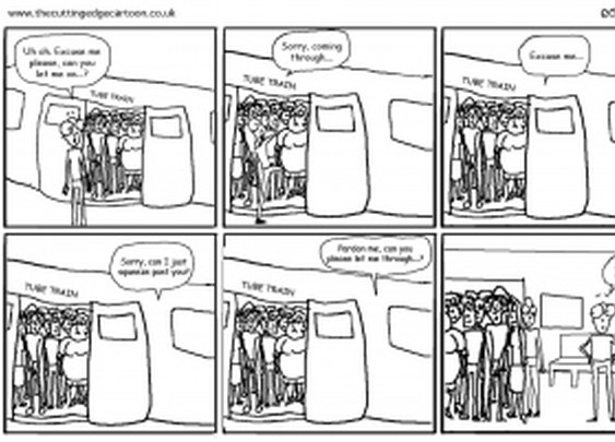 Getting on the tube « The Cutting Edge