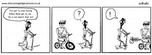 Ninja on a Scooter « The Cutting Edge