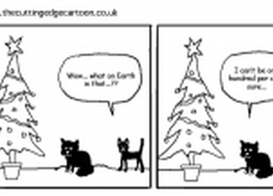 Cats and Christmas Trees « The Cutting Edge