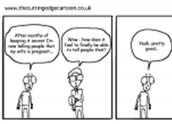 Telling people you are having a baby « The Cutting Edge