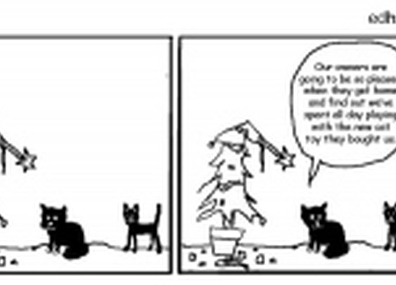 Cats vs. Christmas Tree « The Cutting Edge