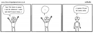 While the boss is away « The Cutting Edge