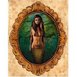 Absymal Abyss by Brittany Morgan Lowbrow Artwork Canvas Art Print
