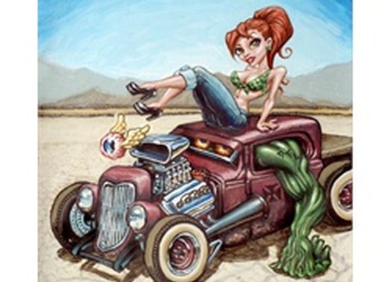 Beauty and the Beast by Big Toe Tattoo Art Canvas Print