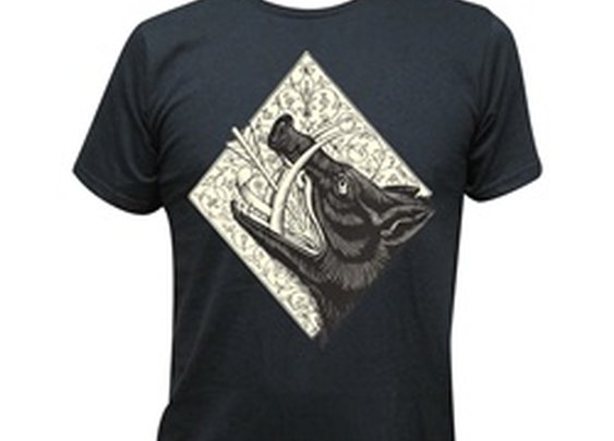 Annex Clothing Wild Boar Victorian Art Print Men's T Shirt