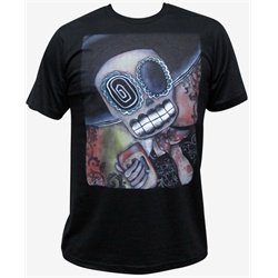 Martin Mariachi Sugar Skull by Abril Andrade Men's Tattoo Art T Shirt