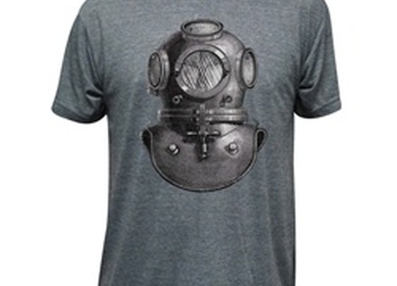 Annex Clothing Diver Bell Helmet Seadiver Print Steampunk Men's T Shirt