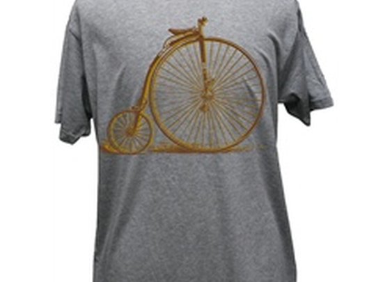 Annex Clothing Penny-Farthing Antique Bicycle Victorian Steampunk Print Tee Shirt