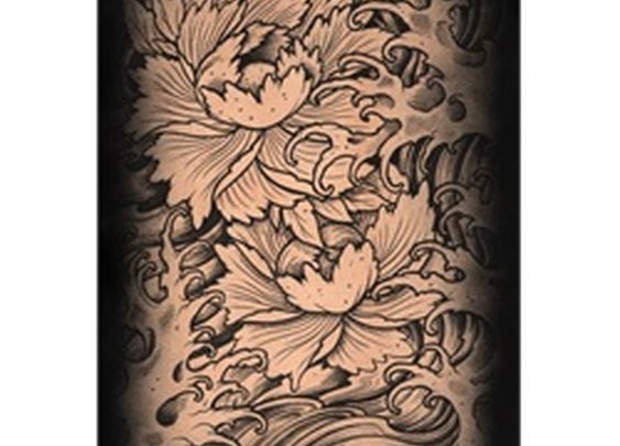 Botan by Clark North Tattoo Art Canvas Print