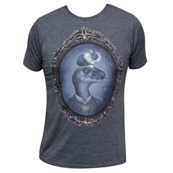 Saint Gus and Pilot by Larkin Victorian Animal Portrait Men's T Shirt