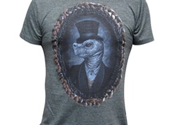 Sir Sheldon by J Larkin Tortoise Victorian Art Portrait Men's T Shirt