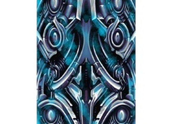 Bio Smoke by Roman Blue Bio-Mechanical Tattoo Artwork Art Canvas Print