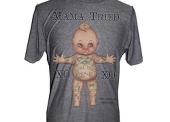 Mama Tried by Andre Dre Perales Tattoo Heathered T Shirt