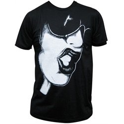 Jesse Snearing by Josh Stebbins 80s Style Men's Art Screen Black T Shirt