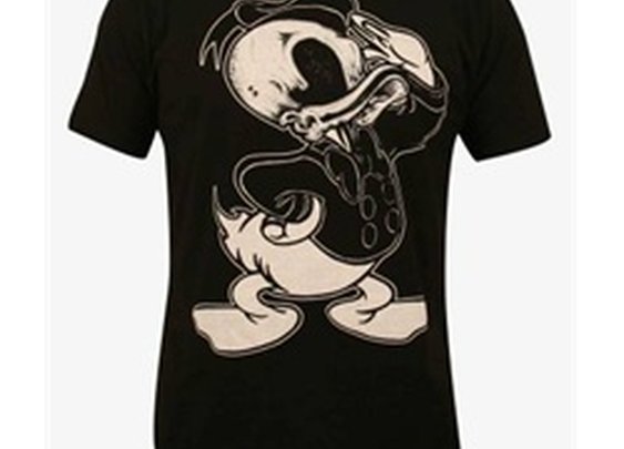 Donnie by Josh Stebbins Dead Donald Duck Art Men's Black T Shirt