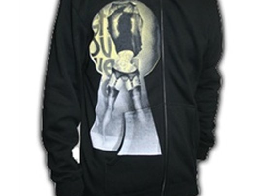 Keyhole by Tyson McAdoo Tattoo Zip Up Hoodie